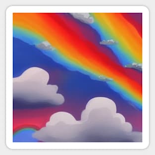 Rainbow Skies Sticker